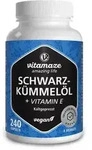 Vitamaze Schwarzk&uuml;mmel&ouml;l + Vitamin E, 240 vegane Kapseln 240 St