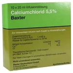 Calciumchlorid L&ouml;sung 5,5% Ampullen 10X20 ml