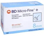 BD Micro-fine+ Pen-nadeln 0,25x8 mm 31 G 110 St