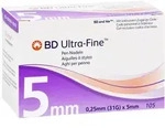 BD Ultra-fine Pen-nadeln 5 mm 31 G 0,25 105 St