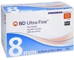 BD Ultra-fine Pen-nadeln 8 mm 31 G 0,25 105 St