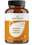 Kurkuma 95% Curcumin+piperin+vitamin C Vegan Kaps. 120 St