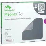 Mepilex Ag Schaumverband 10x10 Cm Steril 5 St