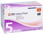 BD Ultra-fine Pen-nadeln 5 mm 31 G 0,25 105 St