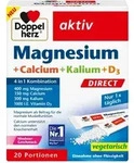 Doppelherz Magneisum+calcium+kalium+d3 Direct Pel. 20 St