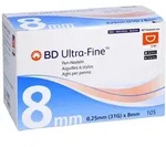BD Ultra-fine Pen-nadeln 8 mm 31 G 0,25 105 St