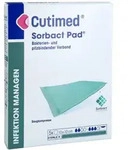 Cutimed Sorbact Pad Kompressen 10x10 Cm 5 St
