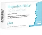 Ibuprofen P&auml;dia 150 mg Z&auml;pfchen 10 St