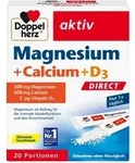 Doppelherz aktiv Magnesium + Calcium + D3 Direkt 20 St