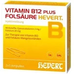 Vitamin B12 PLUS Fols&auml;ure Hevert a 2 ml 2X5X2 ml
