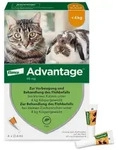 Advantage Spot-On 40 gegen Fl&ouml;hekleine Katzen 4X0,4 ml