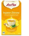 YOGI TEA, Ingwer Zitrone, Bio Kr&auml;utertee 17X1,8 g