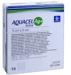 Aquacel Ag+ Extra 5x5 cm Kompressen 10 St