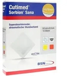 Cutimed Sorbion SANA Wundauflage 8,5x8,5 12 St