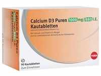 Calcium D3 PUREN 1000mg/880 I.E. Kautabletten 90 Stück
