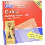 Gotac Hydrogel-pflaster L 10x10 cm steri 5 St