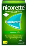 nicorette Kaugummi 4mg freshmint zur Rauchentw&ouml;hnung 105 St