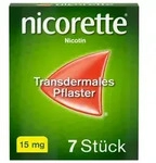 nicorette TX Pflaster 15mg Nikotin zur Rauchentw&ouml;hnung 7 St