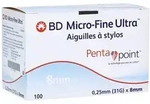 BD Micro-fine Ultra Pen-Nadeln 0,25x8 mm (Reimport) 100 St