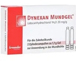 Dynexan Mundgel Zylinderampullen 2X1,7 g