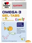 Doppelherz system Omega-3 Family Gel-Tabs mit Zitronengeschmack 60 St
