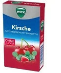 WICK Wildkirsche & Eukalyptus Bonbons ohne Zucker 46 g