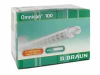 OMNICAN Insulinspr.1 ml U100 m.Kan.0,30x8 mm einz. 100x1 Stück