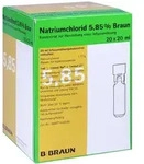 Natriumchlorid 5,85% Braun MPC Infusions 20X20 ml
