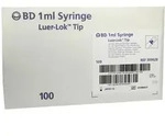 BD Plastipak Spr.1 ml Luer Lok 3teilig 100X1 ml