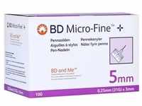 BD MICRO-FINE+ 5 Pen-Nadeln 0,25x5 mm 100 Stück