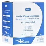Vlieskompressen Steril 10x10 cm 6fach 25X2 St