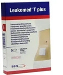 BSN Leukomed T plus Transparenter Wundverband 5 St&uuml;ck - 7,2 x 5 cm 5 St