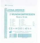 Leina Wundkompressen 10x10 cm steril 2 St