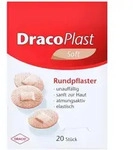 Dracoplast Soft Pflaster 2,2 cm rund hau 20 St