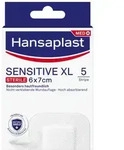 Hansaplast Sensitive XL Wundverband 6 x 7cm 5 St