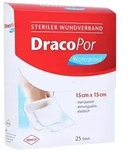 Dracopor Waterproof Wundverband 15x15 cm 25 St