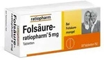 Fols&auml;ure Ratiopharm 5 mg Tabletten 50 St