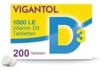 VIGANTOL 1000 I.E. Vitamin D3 Tabletten 200 St