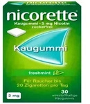 nicorette Kaugummi 2mg freshmint zur Rauchentw&ouml;hnung 30 St
