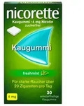 nicorette Kaugummi 4mg freshmint zur Rauchentw&ouml;hnung 30 St