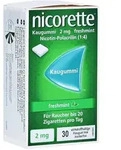 Nicorette Kaugummi 2 mg freshmint - Reimport 30 St