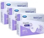 MoliCare Premium Elastic, 8 Tropfen, Gr. L, H&uuml;ftumfang 115 - 145 cm 3X24 St