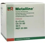 Metalline Tracheo Kompressen 8x9 cm 50 St