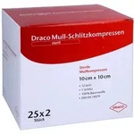 Schlitzkompressen Mull 10x10 cm steril 1 25X2 St