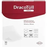 Dracot&uuml;ll Silikon, 10 x 10 cm silikonbeschichtete Wundkontaktauflage 10 St