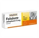 Fols&auml;ure Ratiopharm 5 mg Tabletten 20 St