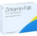 Zinkamin Falk 15 mg Hartkapseln 20 St