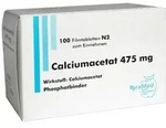 Calciumacetat 475 mg Filmtabletten 100 St