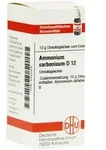 Ammonium Carbonicum D 12 Globuli 10 g