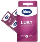 &laquo;Lust&raquo; Genoppt und Gerippt, Kondome mit 3-facher Stimulation (8 Kondome) 8 St